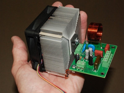 Prototype PA1 v1.0  Amplifier with HS-2 Heat Sink