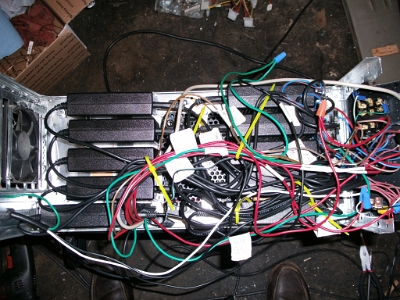 Overall View Power Paks and wiring