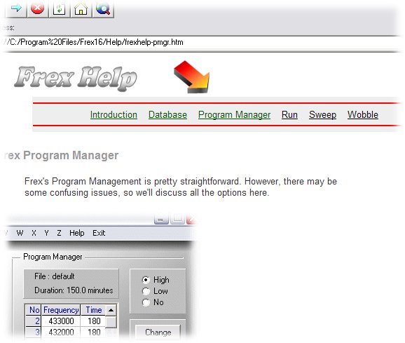  FreX Help Program Manager Tutorial 